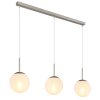 Kop NOWA 3-lichts hanglamp voor eetkamer en keuken, moderne hanglamp, 104 cm E27 60 Watt