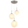 NOWA Kop 3-lichts hanglamp met bolvormige kappen voor eetkamer, modern, E27