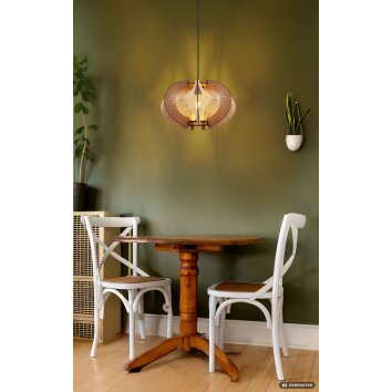 NOWA Sakura moderne ronde hanglamp E27 1-lichts Ø 44 cm voor eetkamer en keuken