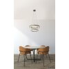 Rilas LED hanglamp pendellamp met dubbele ring, verstelbaar, modern, voor eetkamer