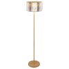 Run NOWA vloerlamp met E27-fitting, schakelaar op kabel, modern voor woonkamer