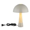 NOWA Paulin moderne paddenstoellamp tafellamp voor eetkamer, hal E27 60 Watt