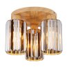 NOWA Run 3-lichts plafondlamp, moderne plafonnière, rond, Ø 35 cm, E27