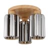 NOWA Run 3-lichts plafondlamp, moderne plafonnière, rond, Ø 35 cm, E27
