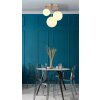 NOWA Kop moderne 3-lichts hanglamp globe E27 voor eetkamer en woonkamer