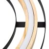 NOWA Rilas LED ringvormige plafondlamp met dubbele ring 46 cm 3000K 2600 lm 21W