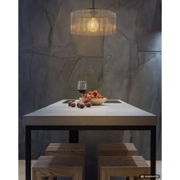 NOWA Leeds ronde plafondlamp E27 Ø 35 cm voor eetkamer en woonkamer modern design