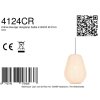 Steinhauer Sable moderne ronde hanglamp voor eetkamer en woonkamer, lengte 30 cm, Ø 30 cm, E27