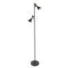 Steinhauer Preto vloerlamp als leeslamp met 2 spots, GU10, draaibare lampkoppen