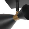 Steinhauer Preto hoekige wandspot GU10 met draaibare lampkop voor binnen, modern