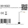 Steinhauer Soleil verstelbare LED leesvloerlamp 144 cm in modern design