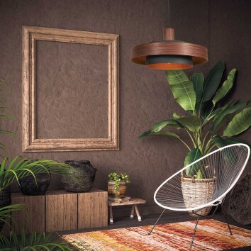 Steinhauer Flinter moderne ronde hanglamp voor eetkamer Ø 50 cm, lengte 50 cm