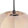 Steinhauer Sable design hanglamp, moderne pendellamp met ronde kap en E27, lengte 28 cm