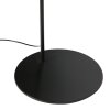 Steinhauer Curve booglamp vloerlamp in moderne stijl met ronde kap, schakelaar en E27