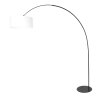 Steinhauer Curve moderne boogvloerlamp met E27 fitting en schakelaar voor woonkamer