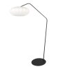 Steinhauer Zig-Zag boogvloerlamp E27 met schakelaar, 173 cm, voor woonkamer, modern