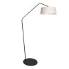 Steinhauer Zig-Zag boogvloerlamp met stoffen kap, leeslamp voor woonkamer, modern