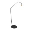 Steinhauer Zig-Zag boogvloerlamp voor woonkamer, met schakelaar, E27, modern