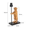 Steinhauer Animaux apenlamp, moderne decoratieve tafellamp met E27, 40,5 cm hoog