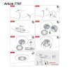 Steinhauer Lido moderne ronde LED plafondlamp voor woonkamer 36 cm 18W 2700K 1500lm