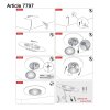 Steinhauer Lido LED moderne ronde plafondlamp ø 42 cm 2700K 2200lm 24W