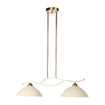 Steinhauer Klassieke Hanglamp Anthea met golvend frame, verstelbaar, voor de eettafel