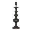 Steinhauer Oosterse Tafellamp Lyons met sculpturale gedraaide houten voet en dimbaar