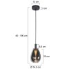Steinhauer Glimsy verstelbare LED hanglamp, rond, Ø 14,5 cm, modern voor eetkamer