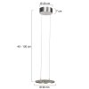 Steinhauer LED-hanglamp Soleil, rond, in hoogte verstelbaar, lengte 32 cm, 2700 Kelvin warmwit