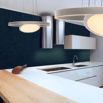 Steinhauer LED Hanglamp Ringlux, ronde vorm, verstelbaar, warmwit 2700 Kelvin, lengte 60 cm