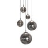 Steinhauer Bollique LED 5-lichts verstelbare bolvormige hanglamp 60 cm voor eetkamer