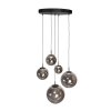 Steinhauer Bollique LED 5-lichts verstelbare bolvormige hanglamp 60 cm voor eetkamer