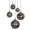 Steinhauer Bollique LED 5-lichts verstelbare bolvormige hanglamp 60 cm voor eetkamer