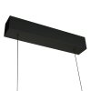 Steinhauer Fluxy moderne LED lineaire hanglamp voor eettafel, 6-lichts, 120 cm