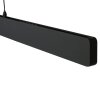 Steinhauer Fluxy moderne LED lineaire hanglamp voor eettafel, 6-lichts, 120 cm