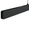 Steinhauer Fluxy LED verstelbare lineaire hanglamp voor eettafel, 9-lichts lineaire hanglamp, 9 cm