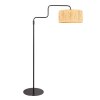 Steinhauer Bloeba boogvloerlamp verstelbare leeslamp met cilindrische kap modern