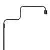 Steinhauer Bloeba boogvloerlamp verstelbare leeslamp met cilindrische kap modern