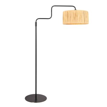 Steinhauer Bloeba boogvloerlamp verstelbare leeslamp met cilindrische kap modern