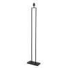 Steinhauer klassieke staande lamp Stang met hoekig frame, grijze stoffen kap, verstelbaar