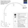 Steinhauer Ringlux LED verstelbare booglamp vloerlamp modern 2-lichts eetkamer