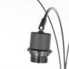 Steinhauer Sparkled Light 3-lichts verstelbare boogvloerlamp modern voor woonkamer