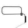 Steinhauer Bloeba wandlamp met zwenkarm, verstelbare leeslamp, E27, modern