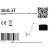 Steinhauer Prestige Chic zwenkarm wandlamp met kap, leeslamp voor bank, E27
