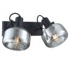Steinhauer Glaslic wandlamp wandspot 2-lichts verstelbaar voor slaapkamer woonkamer