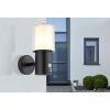 Globo Compton buitenwandlamp met bewegingsmelder gevelverlichting modern E27