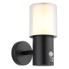 Globo Compton buitenwandlamp met bewegingsmelder gevelverlichting modern E27