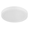 Globo Luno LED platte ronde plafondlamp in modern design Ø 29 cm voor hal en woonkamer