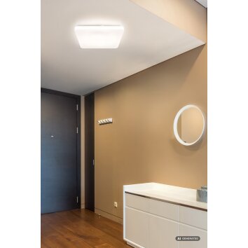 Globo Donte moderne vierkante LED-plafondlamp 24 Watt 2520 Lumen 3000-6500 Kelvin voor hal