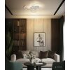 Globo Johnson LED plafondlamp met afstandsbediening, modern ringdesign voor woonkamer